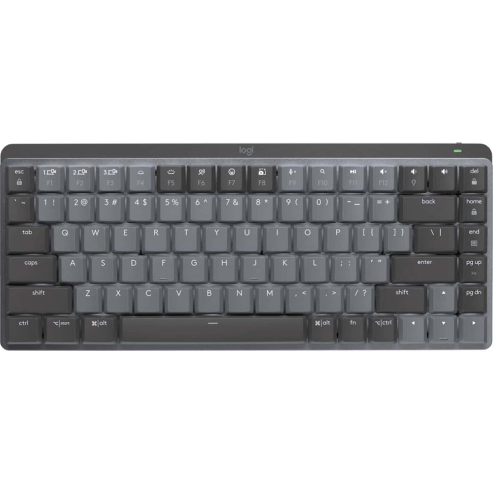 Logitech Core MX Mechanical Mini Wireless Tactile Quiet Keyboard in Graphite - 9