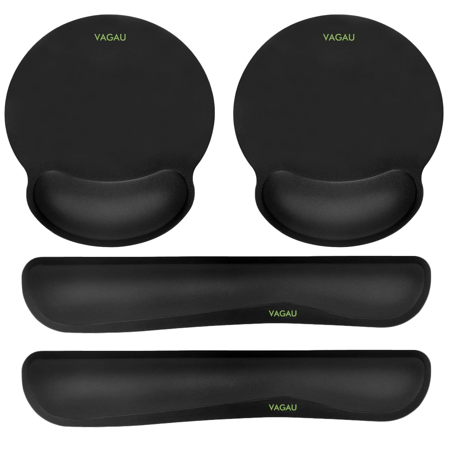 Comfy Mee Premium Memory Foam Keyboard and Mouse Wrist Rest Pads Set- for Com...