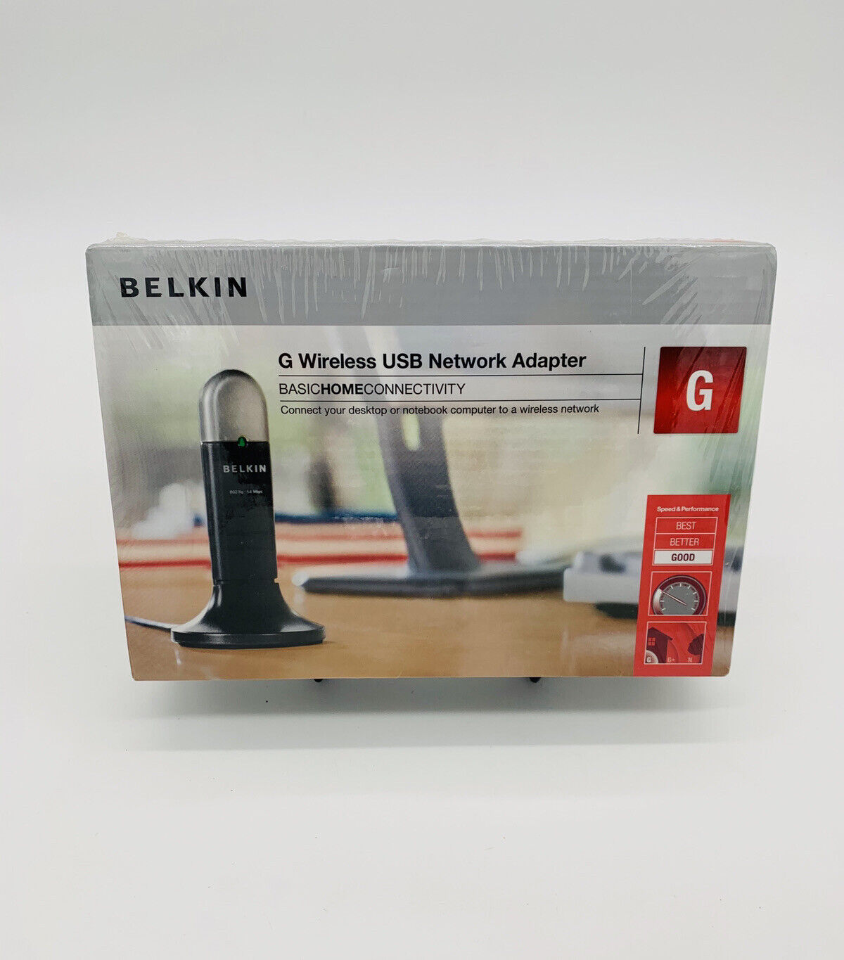 New In Box Belkin Wireless G WIFI F5D7050 Desktop & Laptop USB Network Adapter