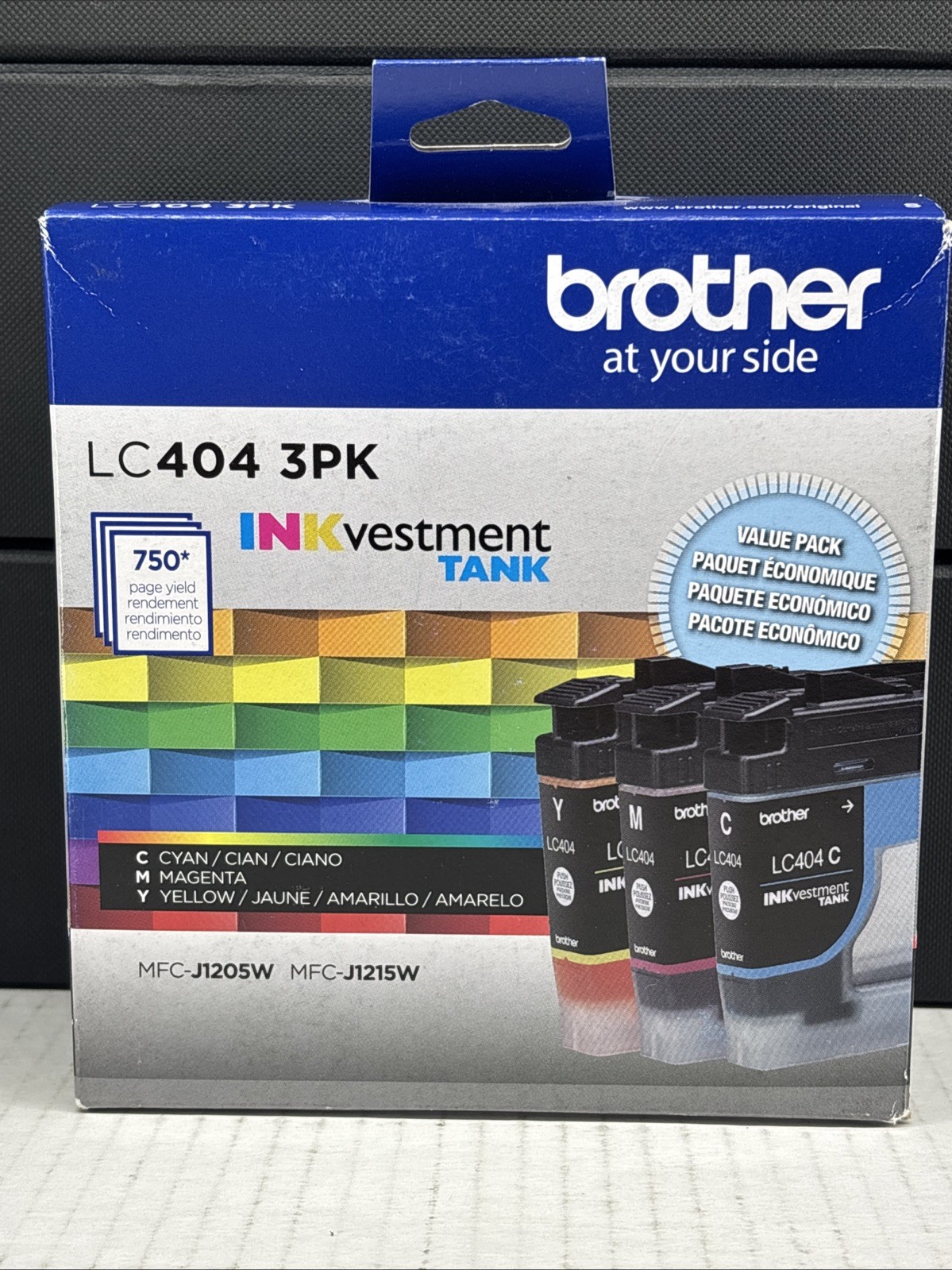 Brother LC4043PK 3 color Pack INKvestment Tank Ink Cartridges 04/2026 CMY NEW