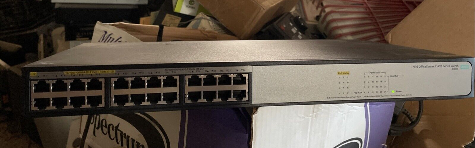 HP OfficeConnect JH019A 1420-24G-PoE+ 124W Switch