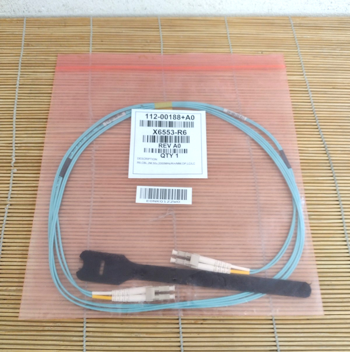 New Netapp X6553-R6 Cable Cntlr Shelf Switch 2m LC-LC Op New