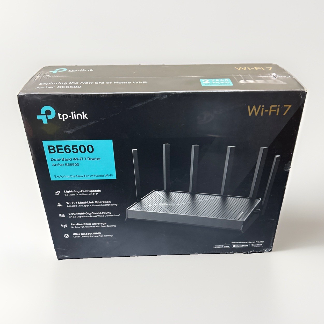 Brand New TP-Link BE6500 Dual-Band Wi-Fi 7 Router (Archer BE6500) Sealed