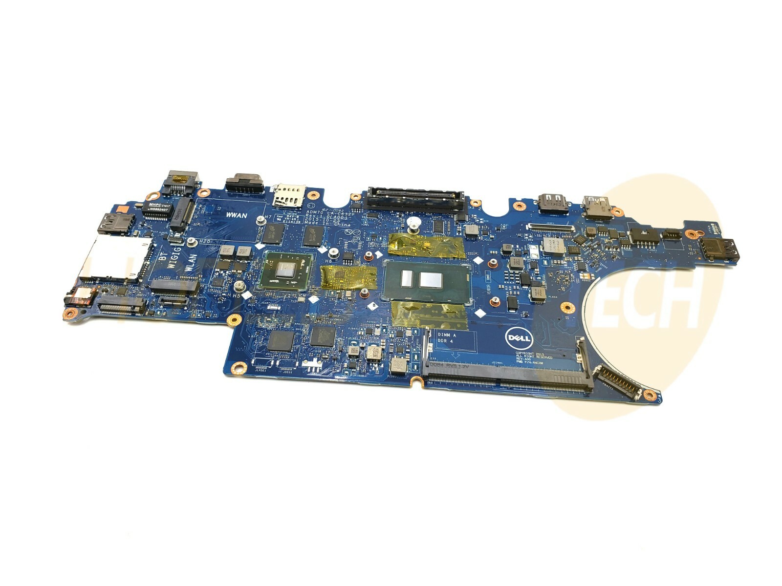 GENUINE DELL LATITUDE E5470 LAPTOP MOTHERBOARD i7-6600U 2.6GHZ NR58R TESTED