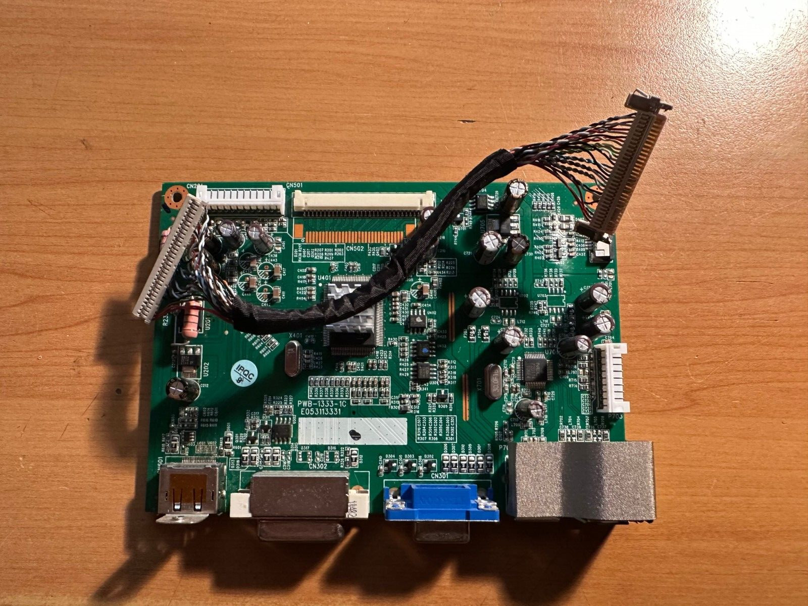 HP ZR24W Monitor Main Board 5097708400 PWB-1333-1C E053113331