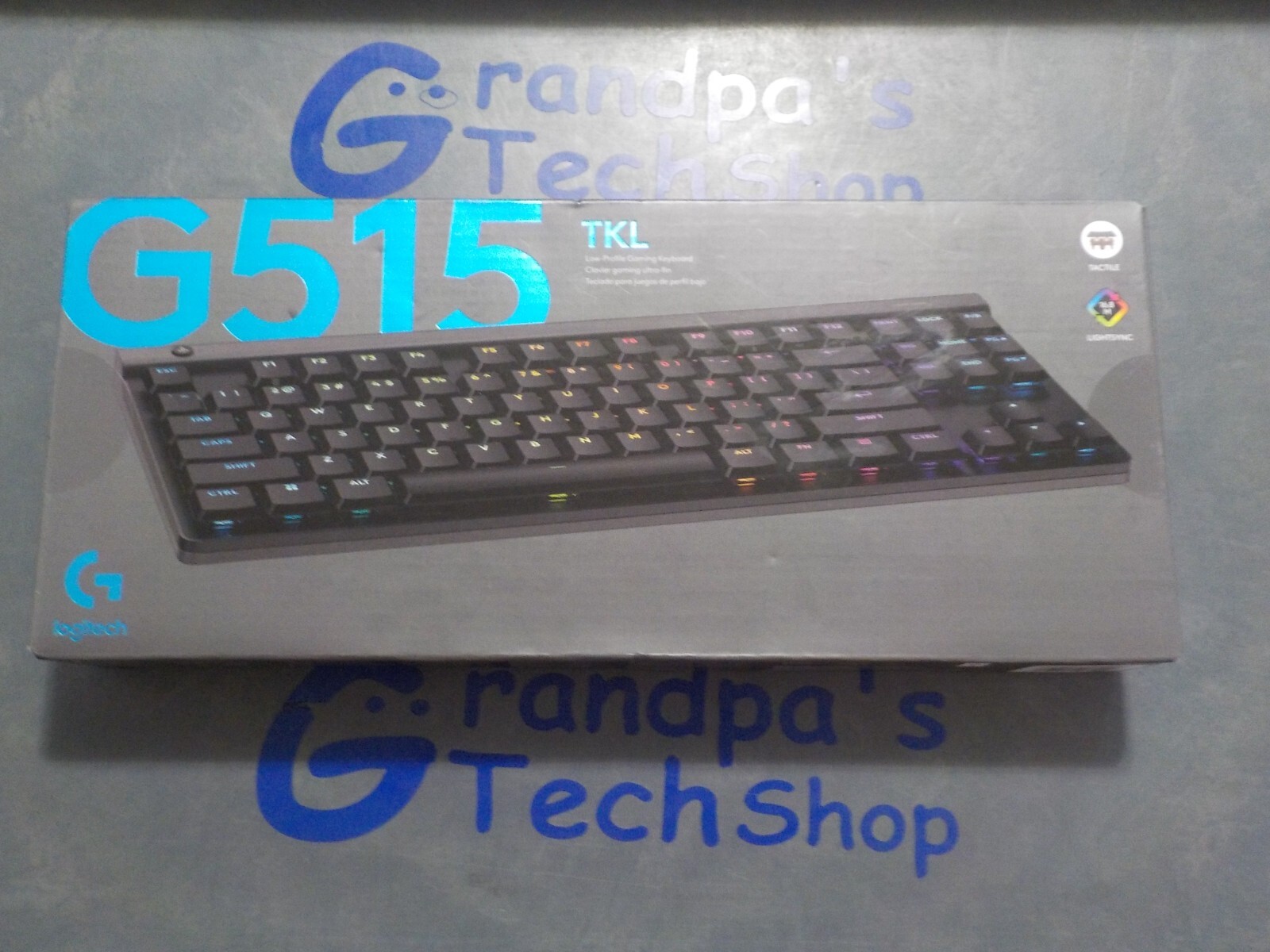 New Logitech G515 TKL Wired Low Profile Gaming Keyboard, Fully Customizable RGB