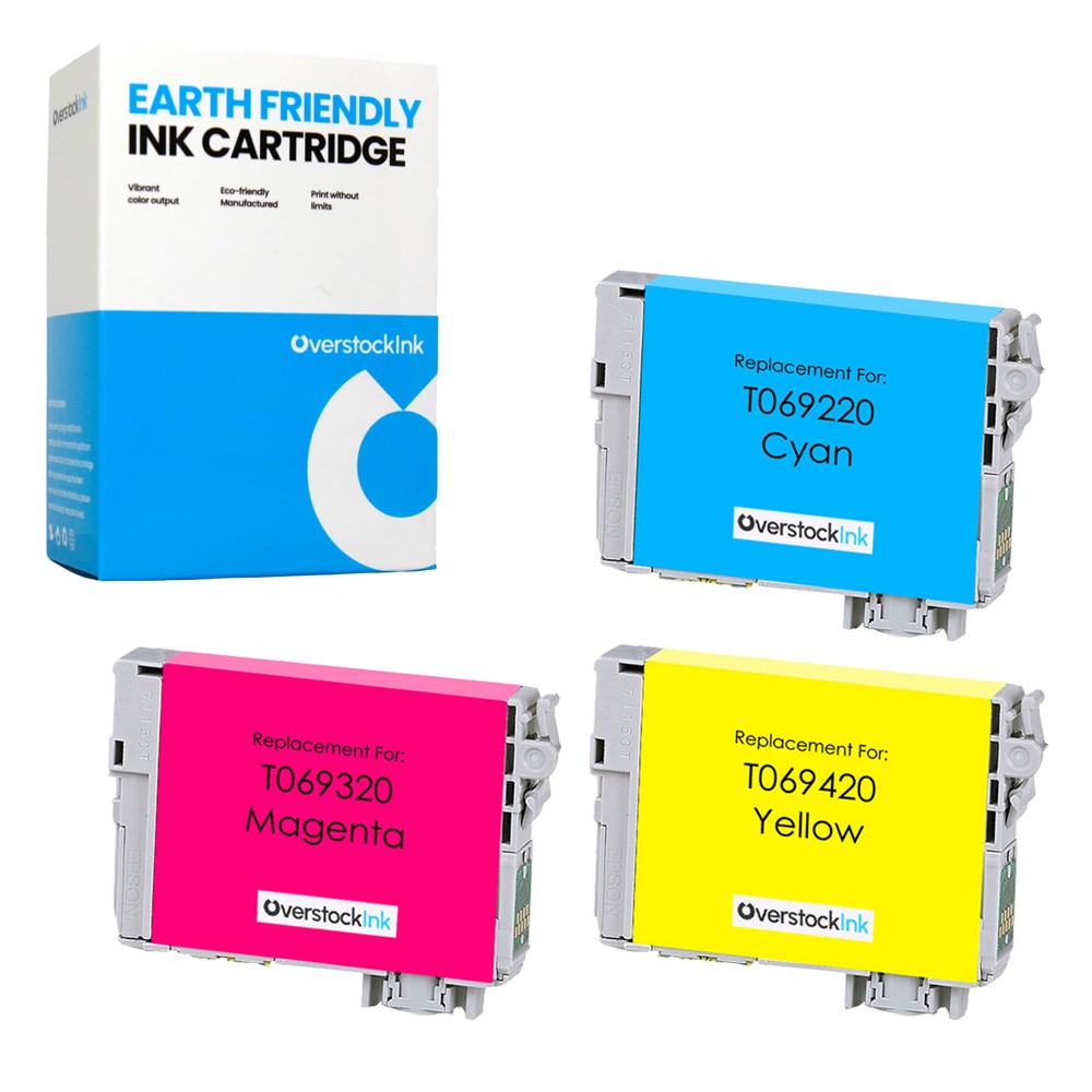 3Pack Compatible OSI T069 Color Ink Cartridge for Epson Stylus NX300 NX400 NX410