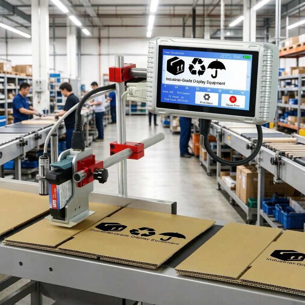 12.7mm automatic online inkjet printer does not include conveyor printing code