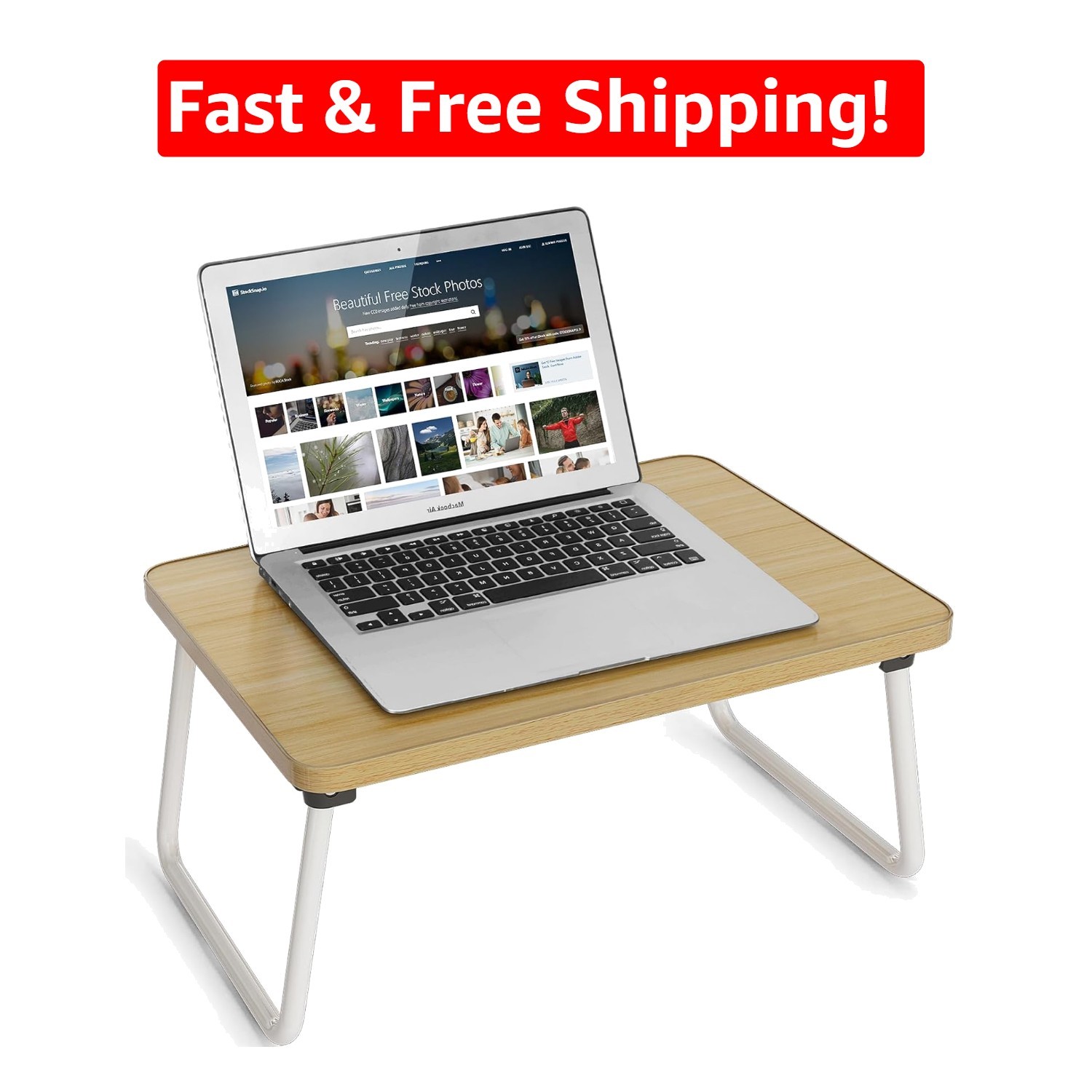 Versatile Lightweight Lap Desk with Folding Legs – Perfect for Work & Relaxation