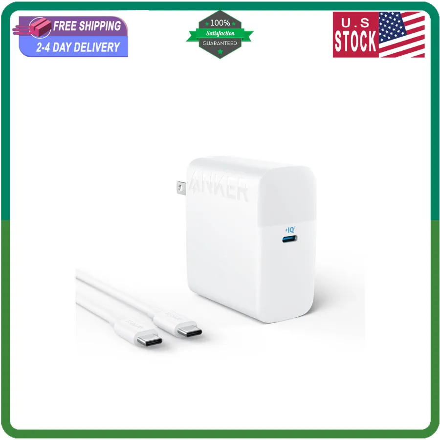 Anker Laptop Charger, Compact Foldable 100W USB C Charger with 5FT Cable