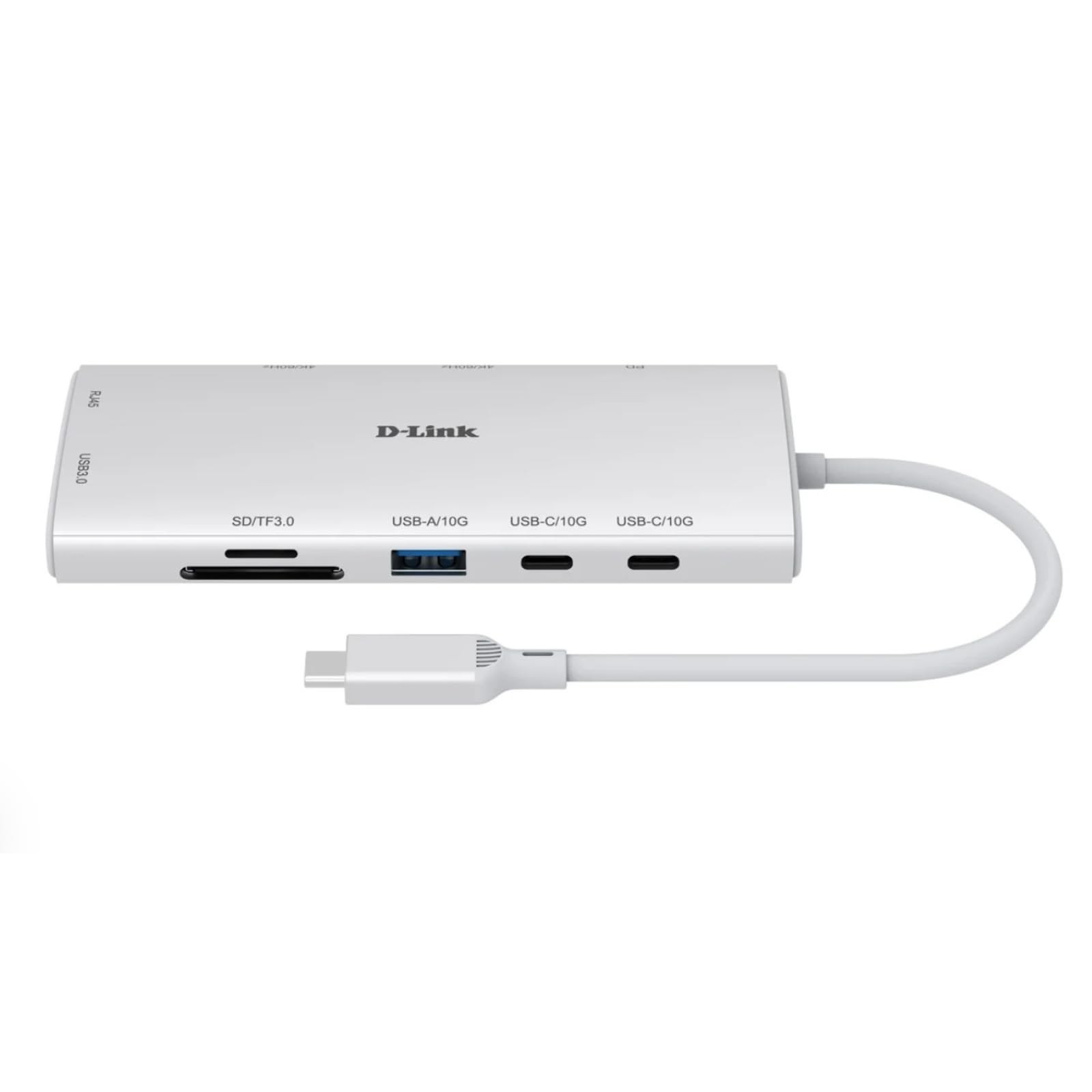 D-Link 10-in-1 USB-C Hub Max 100W Power Delivery Dual 4K HDMI Ports 2xUSB-C & 2x