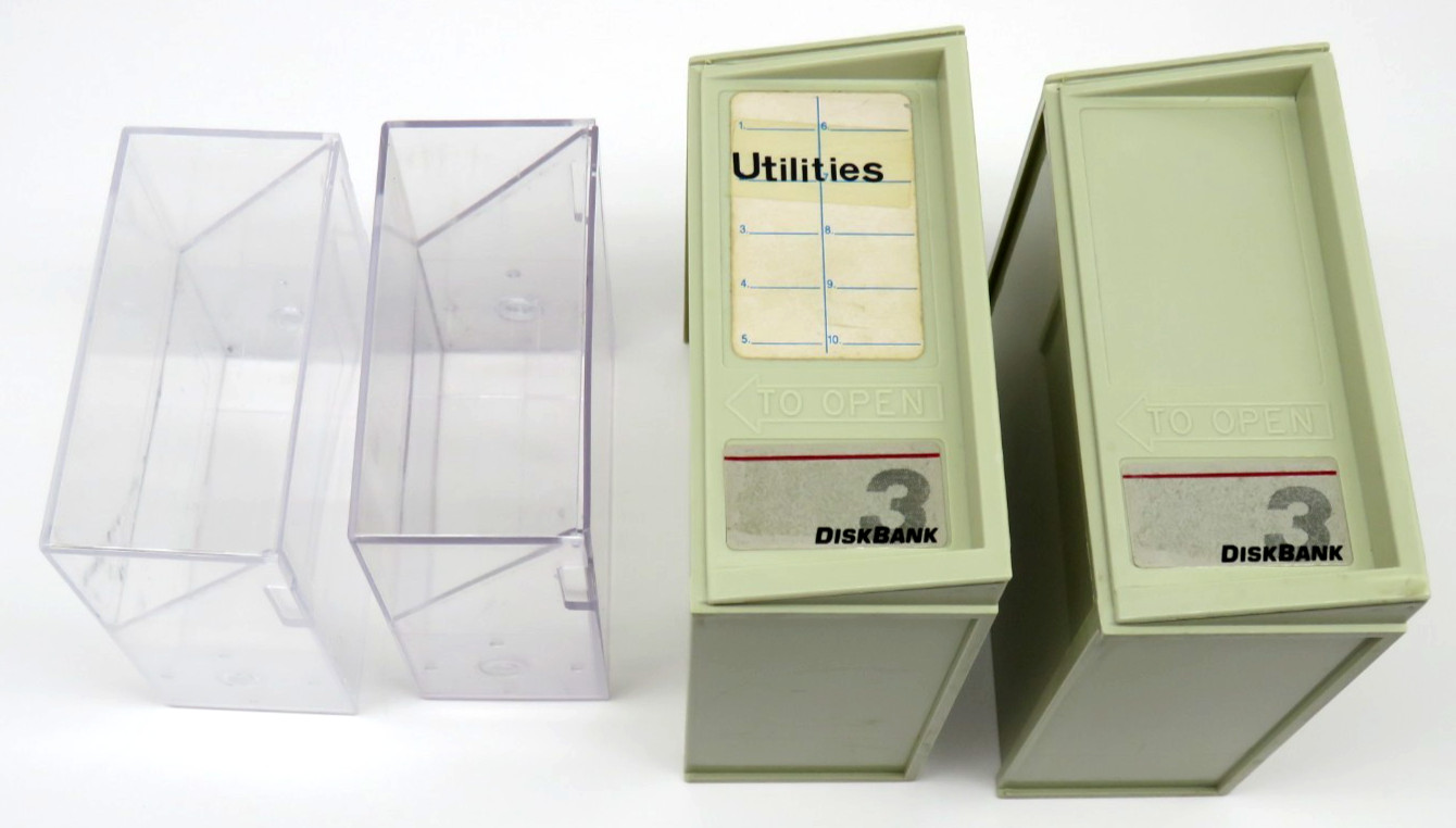 Vintage 3.5 Floppy Disk Diskette Folding Compact Storage