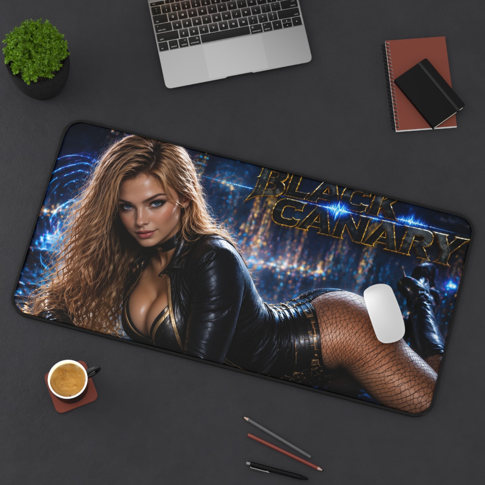 Black Canary Mouse Pad, XXL Gaming Desk Mat, Keyboard Pad, Gamer Gift