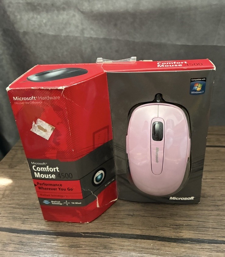 Microsoft Comfort Mouse 4500 Pink