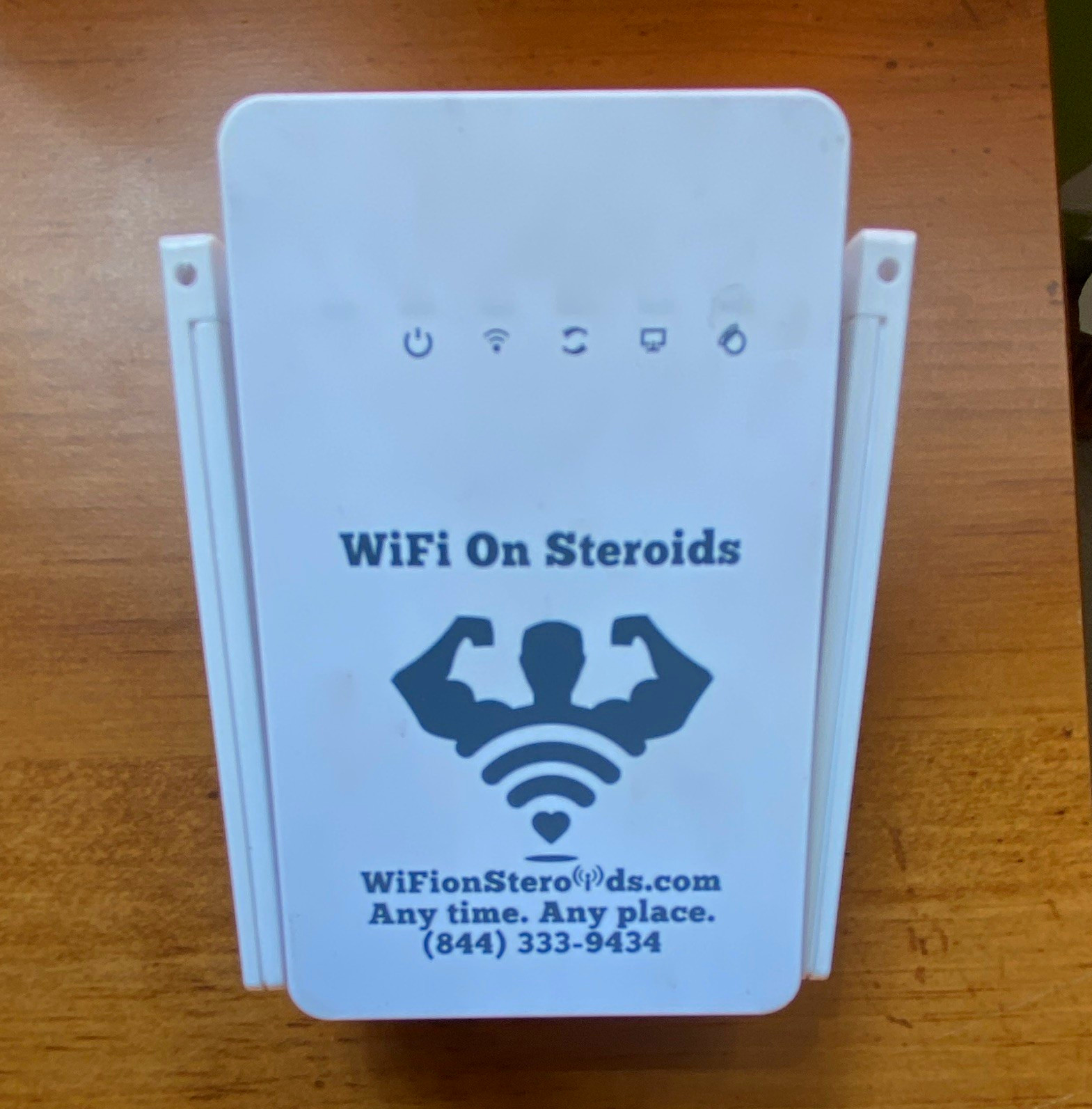 Wireless Mini Router WiFi Repeater 300Mbps 2.4GHz RJ-45 LAN Port White