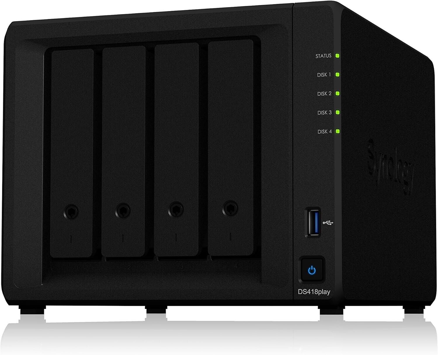 Synology DS418play NAS, 4-bay, 8GB DDR3L *MINT CONDITION*