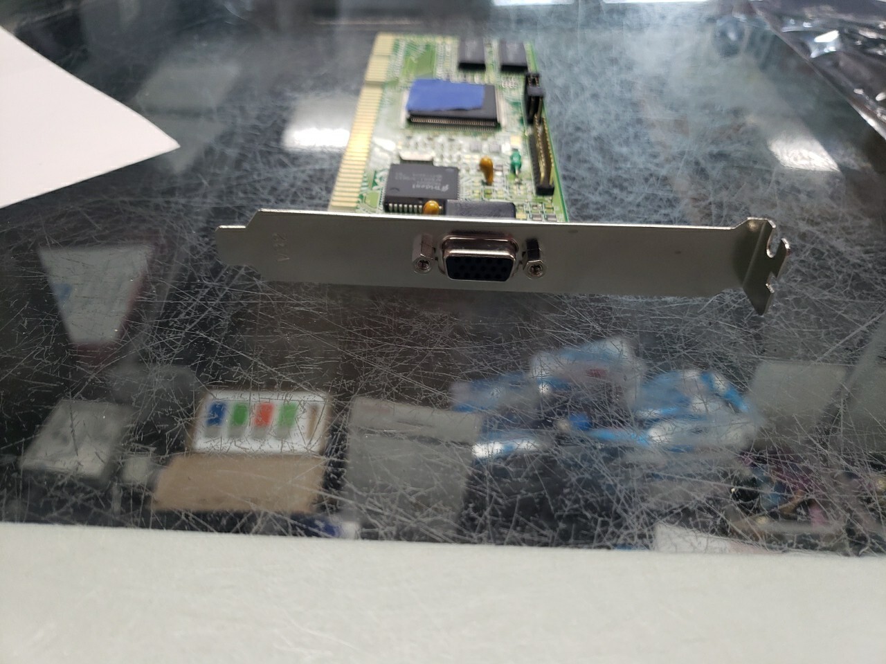 JA-8232D/V5 TRIDENT MICROSYSTEMVGA 16BIT ISA TVGA9000D-R 512K VIDEO 