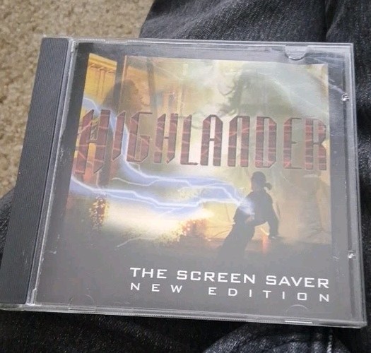 Highlander The Screen Saver New Edition PC CD-ROM Vintage Software Jewel Case