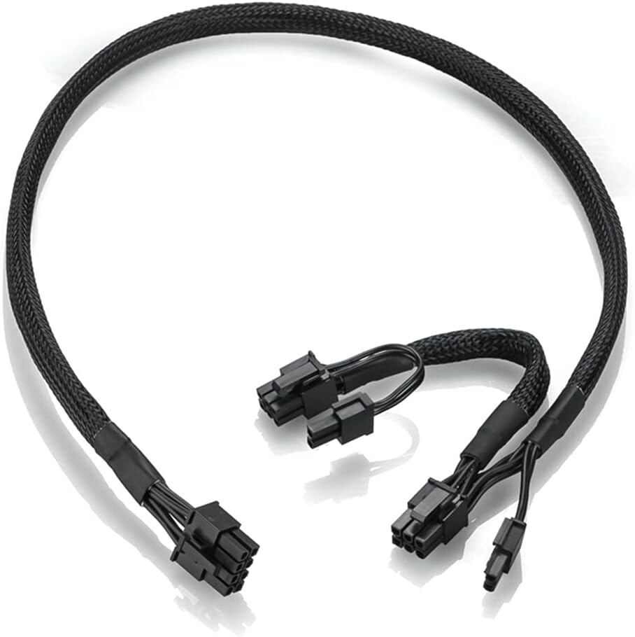 PSU 8Pin PCIe GPU Power Adapter Cable For RX570 RX580 RX590 RX5700 XT