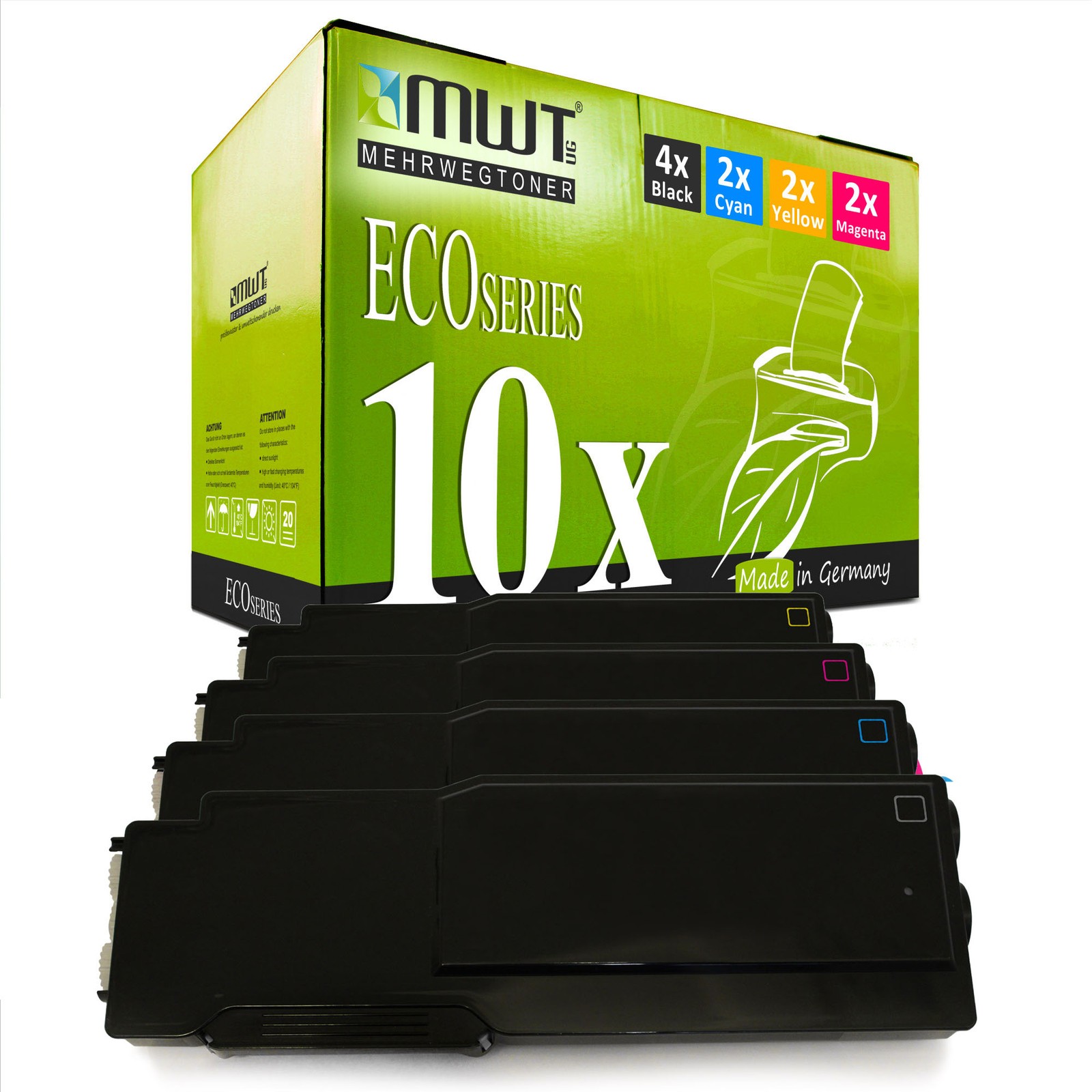 10x MWT ECO Cartridge for Xerox VersaLink C405DN C405DNF C405N Multipack