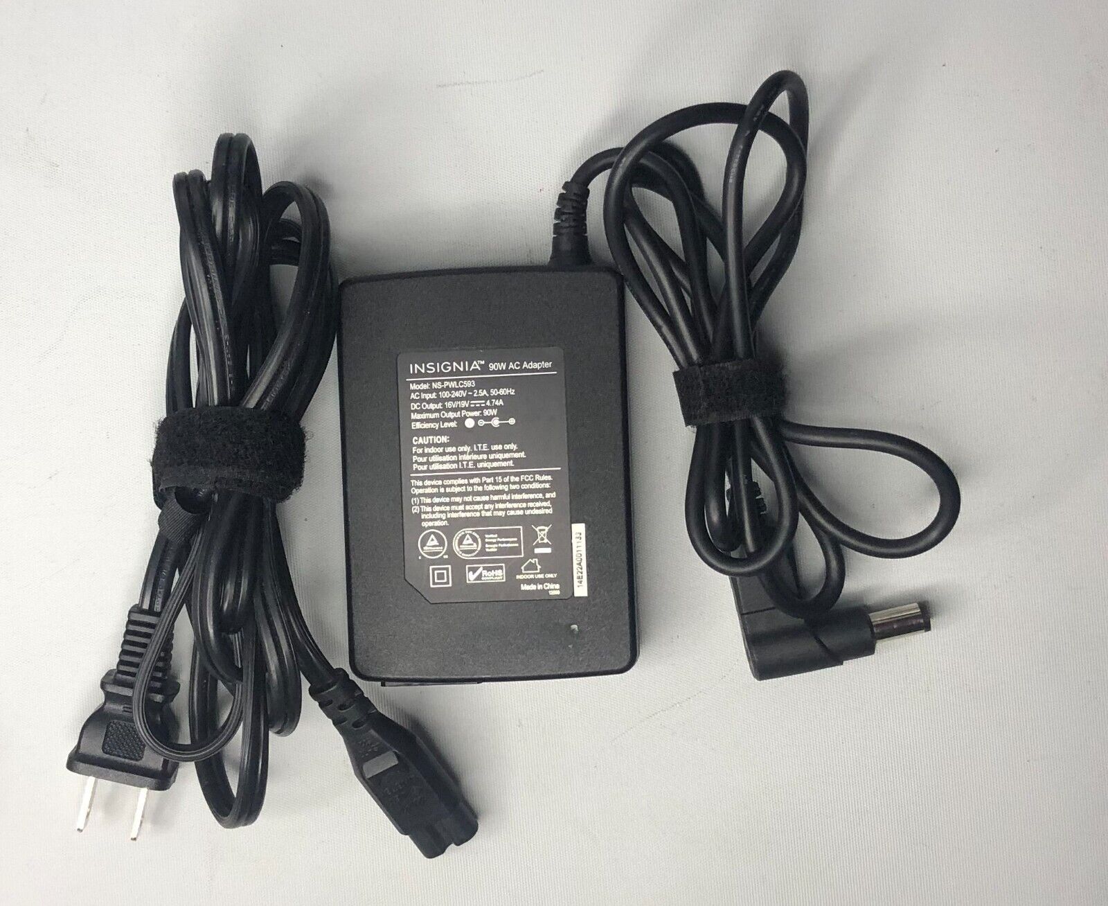 Insignia 90W AC Slim Power Adapter Supply NS-PWLC593  (ONLY ONE TIP 23)