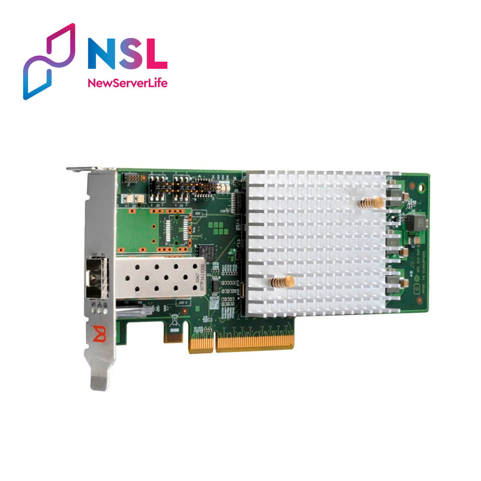 DELL BROCADE 1x 10Gb SFP+ PCIe Network Daughter Card Low Profile BR-1860-1F00