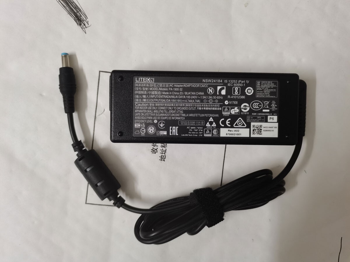 Genuine LITEON 90W 19V 4.74A for Intel NUC8i5BEH NUC Laptop 5.5*2.5mm AC Adapter