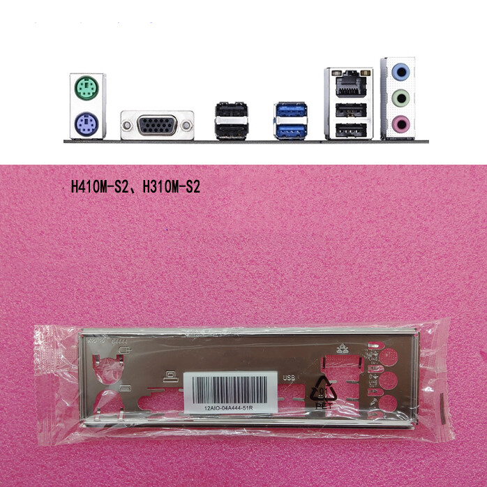 1PCS H410M-S2 H310M-S2 FOR GIGABYTE IO I/O SHIELD Back Plate BackPlate