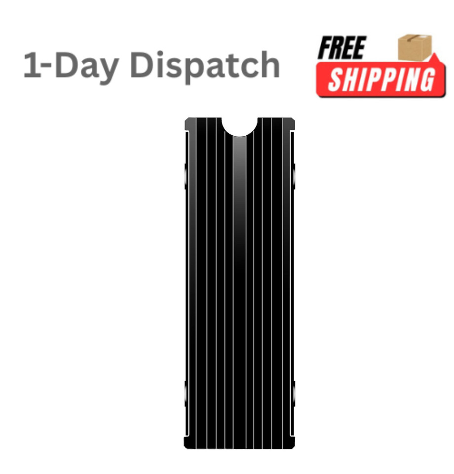 SGTKJSJS M.2 Heatsink Cooler 2280 SSD Double Sided with Thermal Pad Black