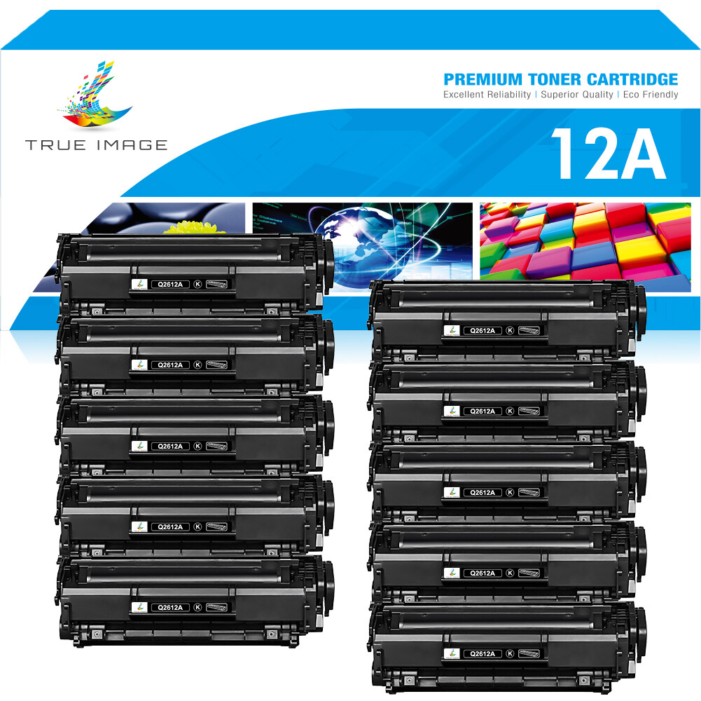 1-10 PK Q2612A Toner Cartridge Lot For HP 12A LaserJet 1012 1010 1018 1020 3030