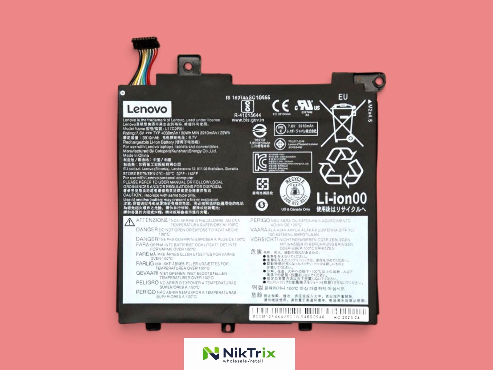 L17M2PB1 L17L2PB1 L17C2PB1 L17C2PB2 Laptop Battery for Lenovo V330-14ARR 39Wh