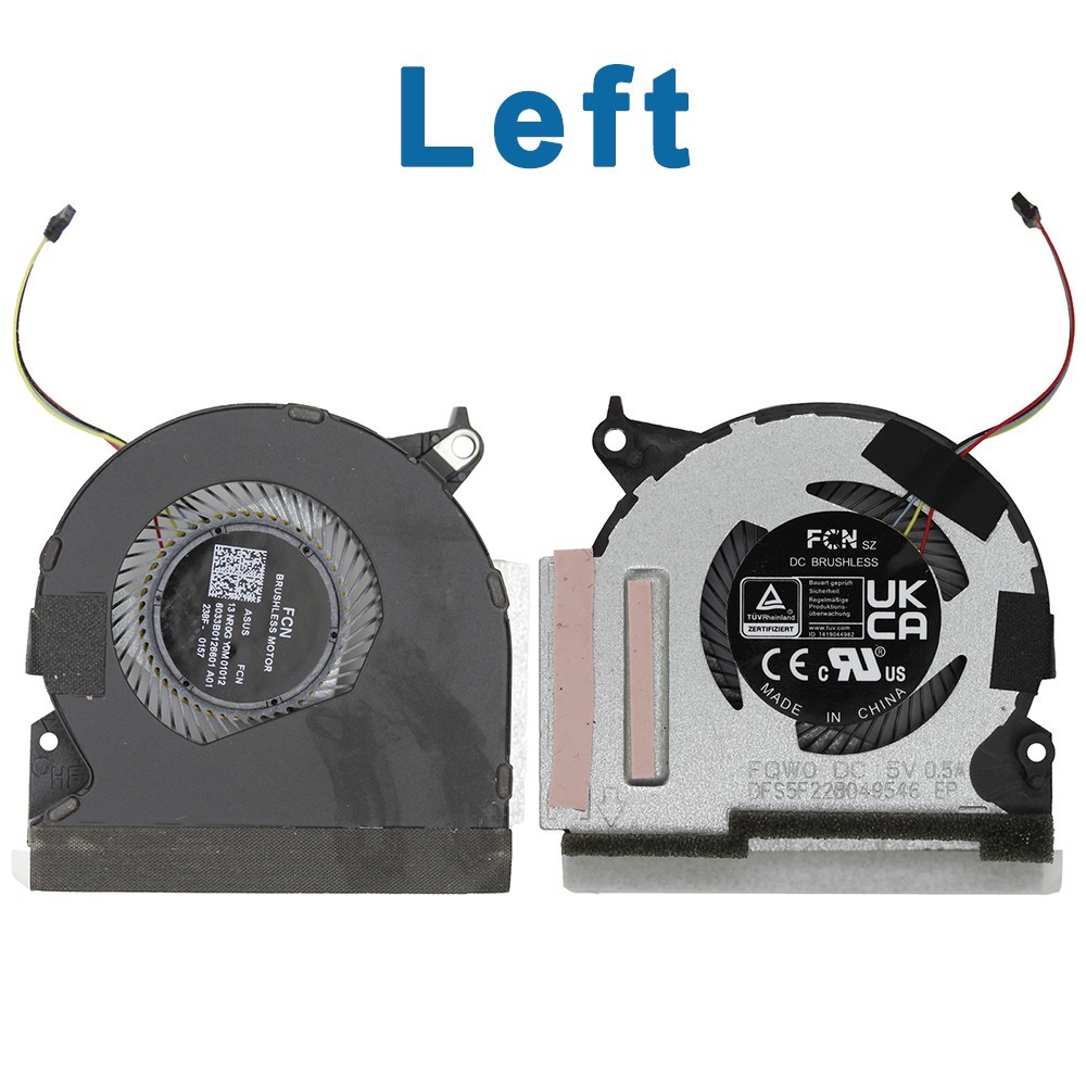 OEM Left Right Cooling Fan For Asus ROG Ally RC71L Handheld Console Replacement