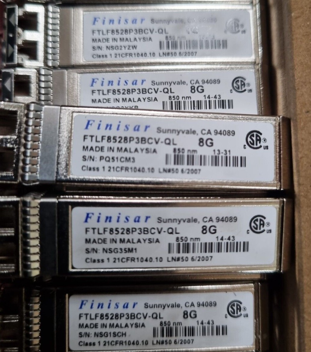 FINISAR FTLF8528P3BCV-QL TRANSCEIVER 7/pk (R1S6.4)