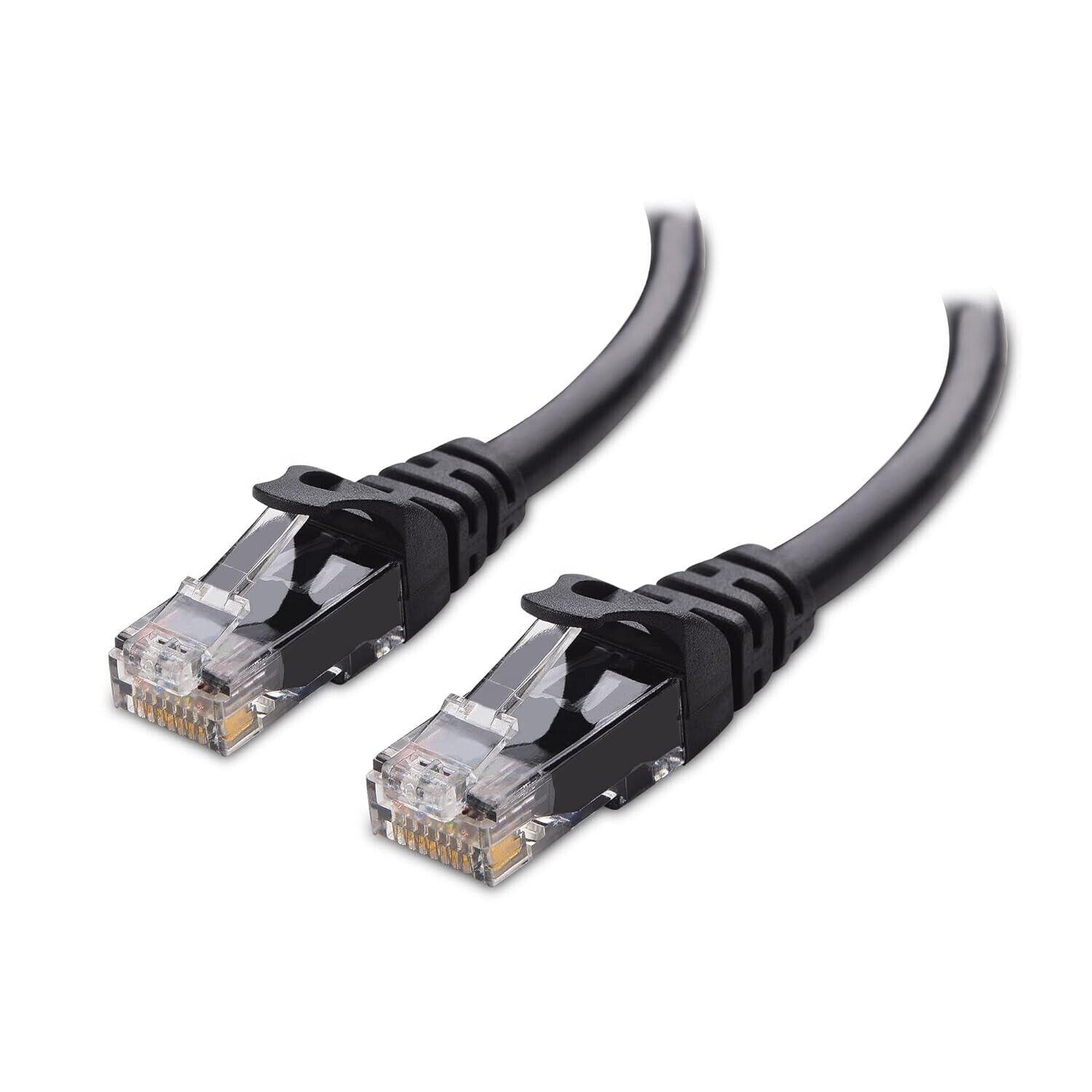 Cable Matters 10Gbps Snagless Cat 6 Ethernet Cable 25 ft Network Cable Black