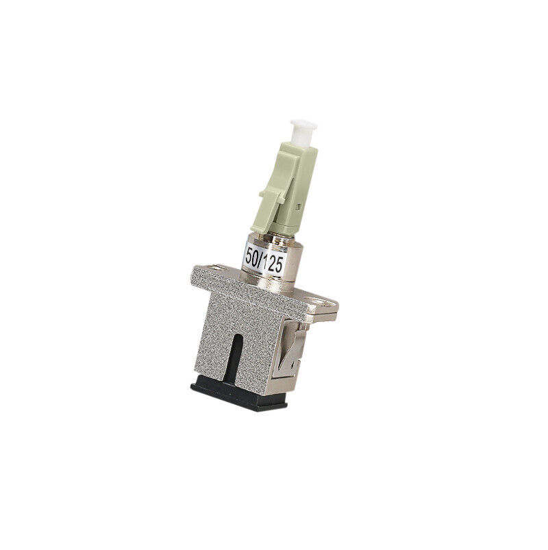 5pcs Multimode OM2 50/125 Grey LC Male to SC Female Hybrid Optical Fiber Adapter