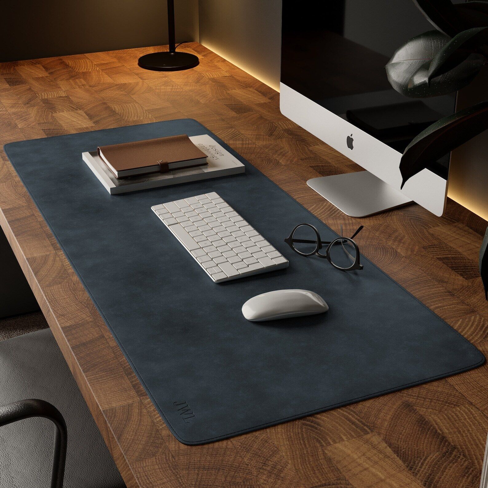 Leather Desk Mat, Large Mouse Pad, Genuine Leather Desk Mat, Office Decor, Desk