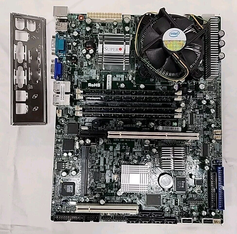 Super Micro Computer X7SBI REV:1.01 Motherboard LGA775 X3320 Core 2 Quad 8GB RAM