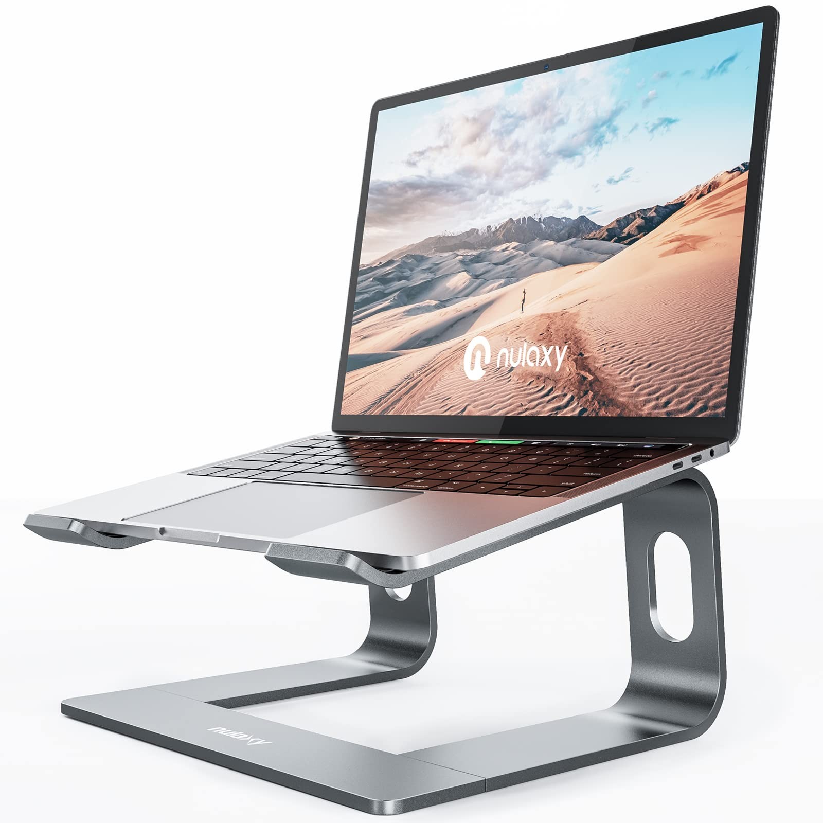 Nulaxy Fully Aluminum Detachable Laptop Stand, Ergonomic Ventilated Cooling L...