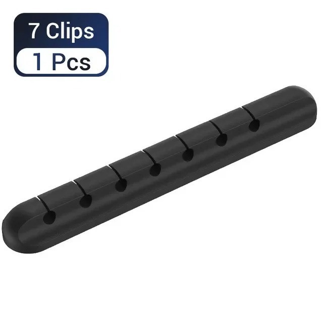 Cable Holder Clips Cable Management Cord Organizer Silicone USB Charging Cable