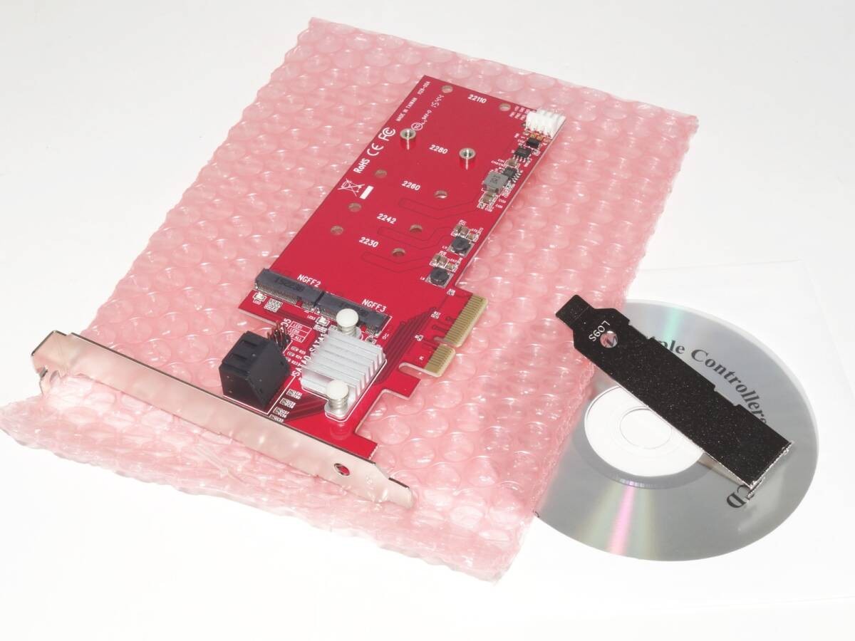 [SATA3/M.2/ PCIe Conn] StarTech.com PEXM2SAT3422 (2x M.2 SSD SATA 3.0 2-Port) Lo