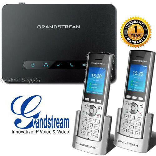 Grandstream DP750 Bundle DECT VoIP Base Station with 2 DP730 Cordless Handsets