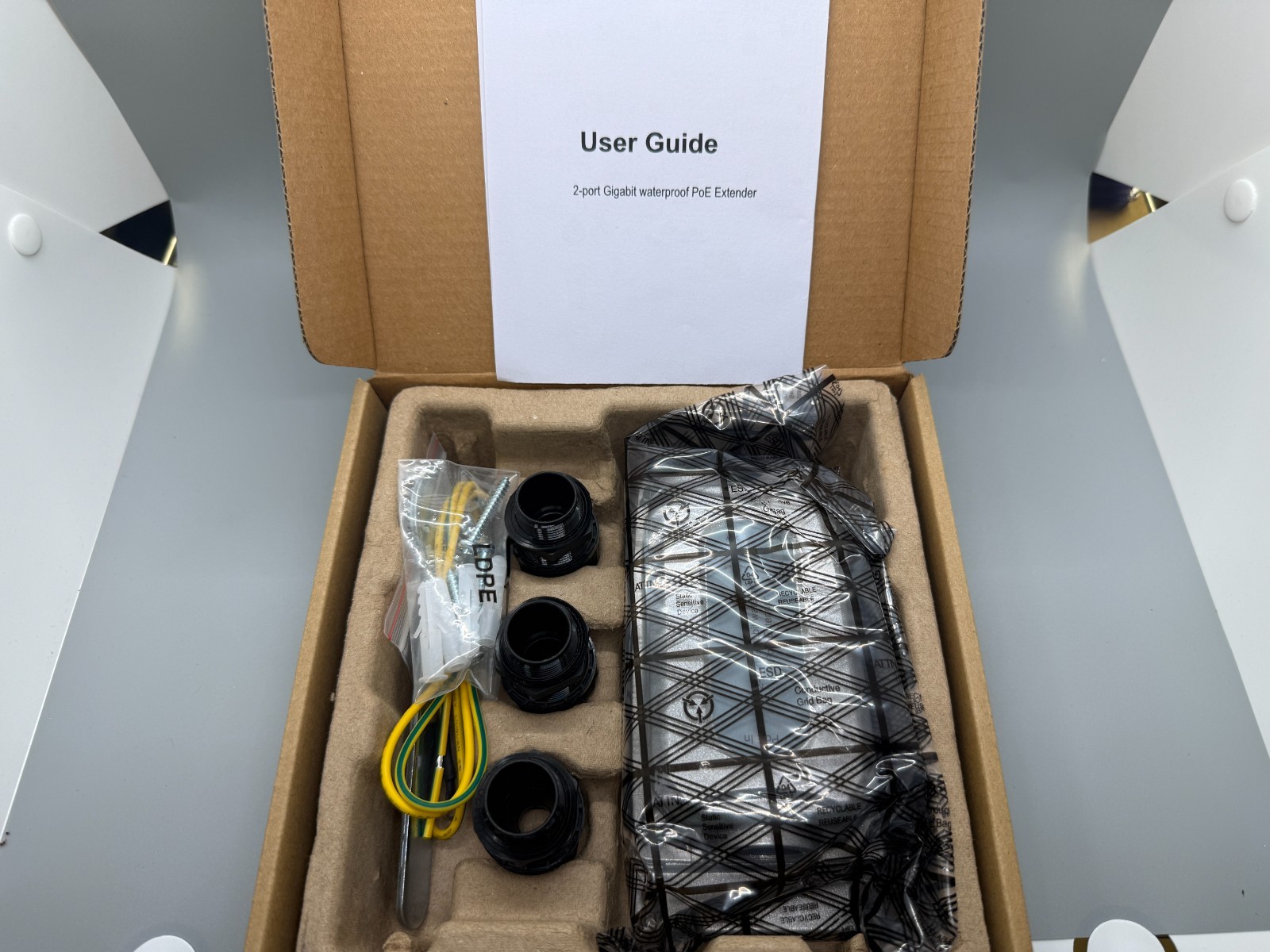 90W Outdoor PoE++ Extender / Repeater / Splitter
