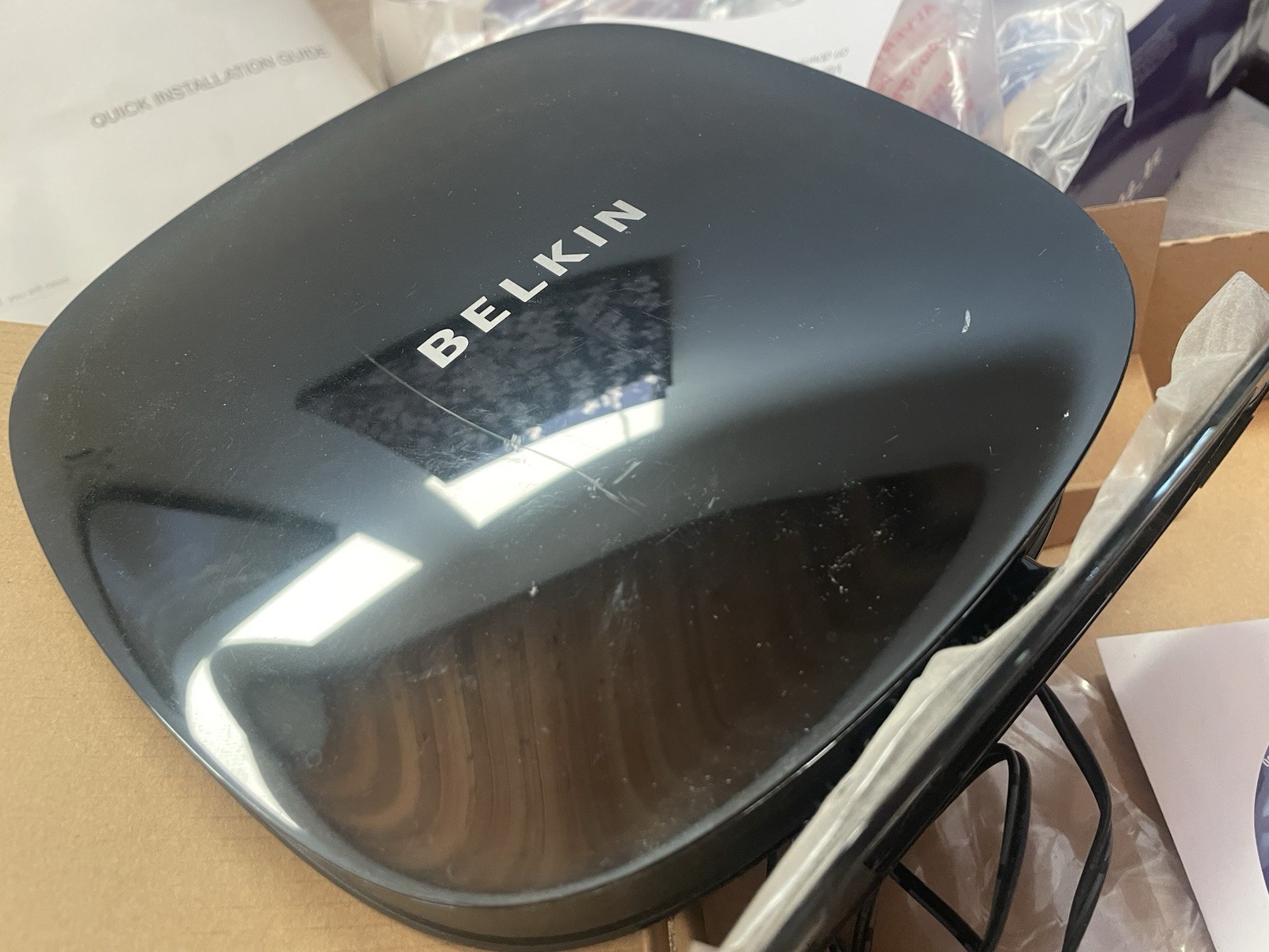 Belkin N600 Dual-Band Wi-Fi Range Extender F9K1106 Sealed 4-Port Ethernet