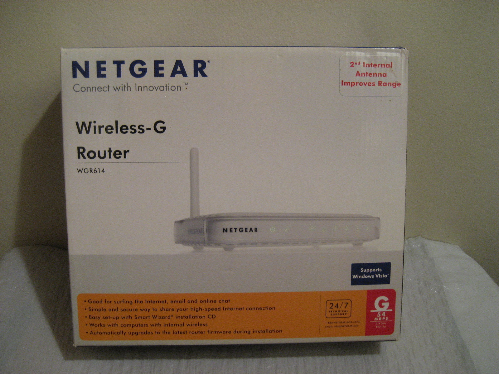 NETGEAR wireless-g router 54mbps #wgr614
