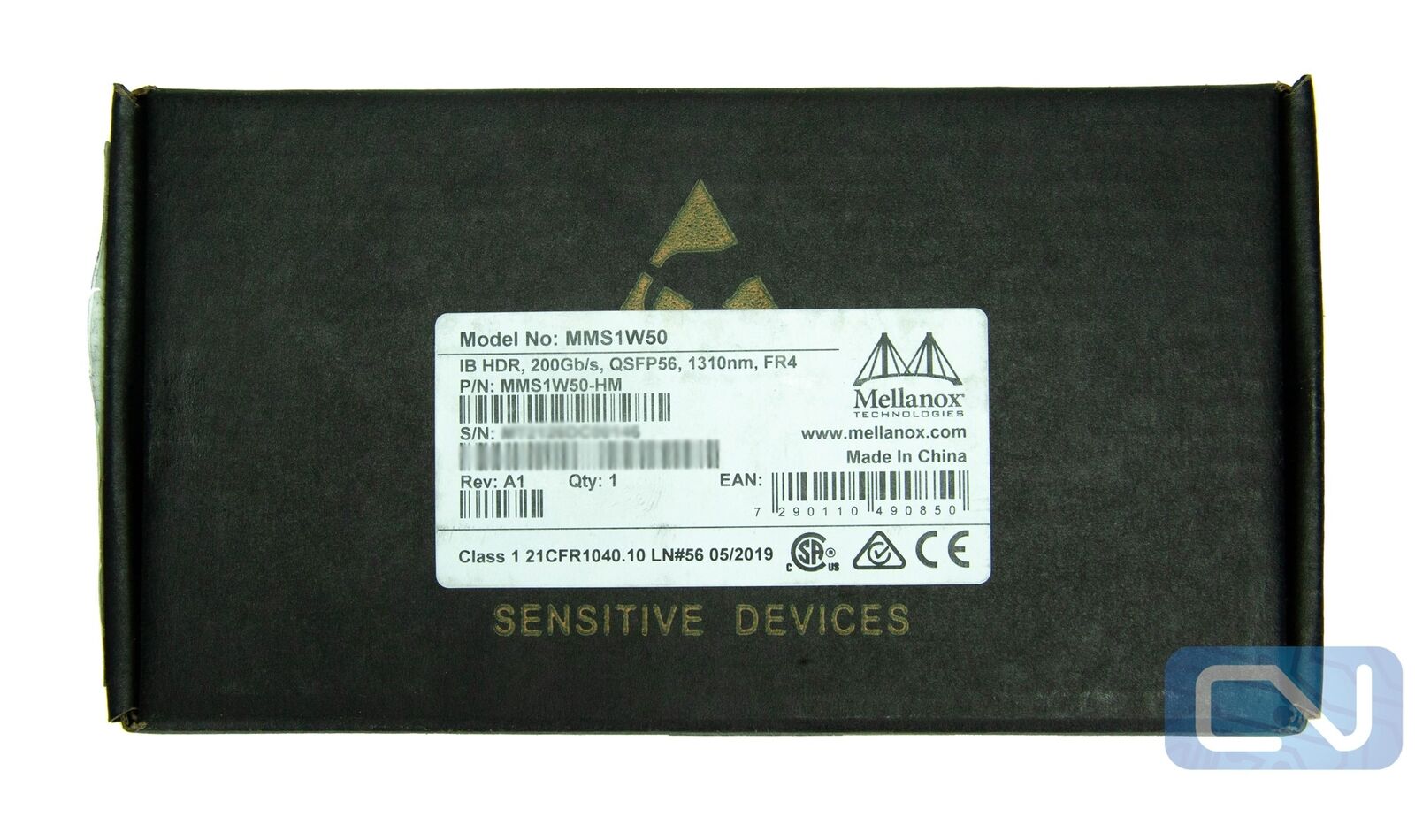 Mellanox LinkX MMS1W50-HM 200Gb/s QSFP56 200GBASE-FR4 1310nm Optical Transceiver