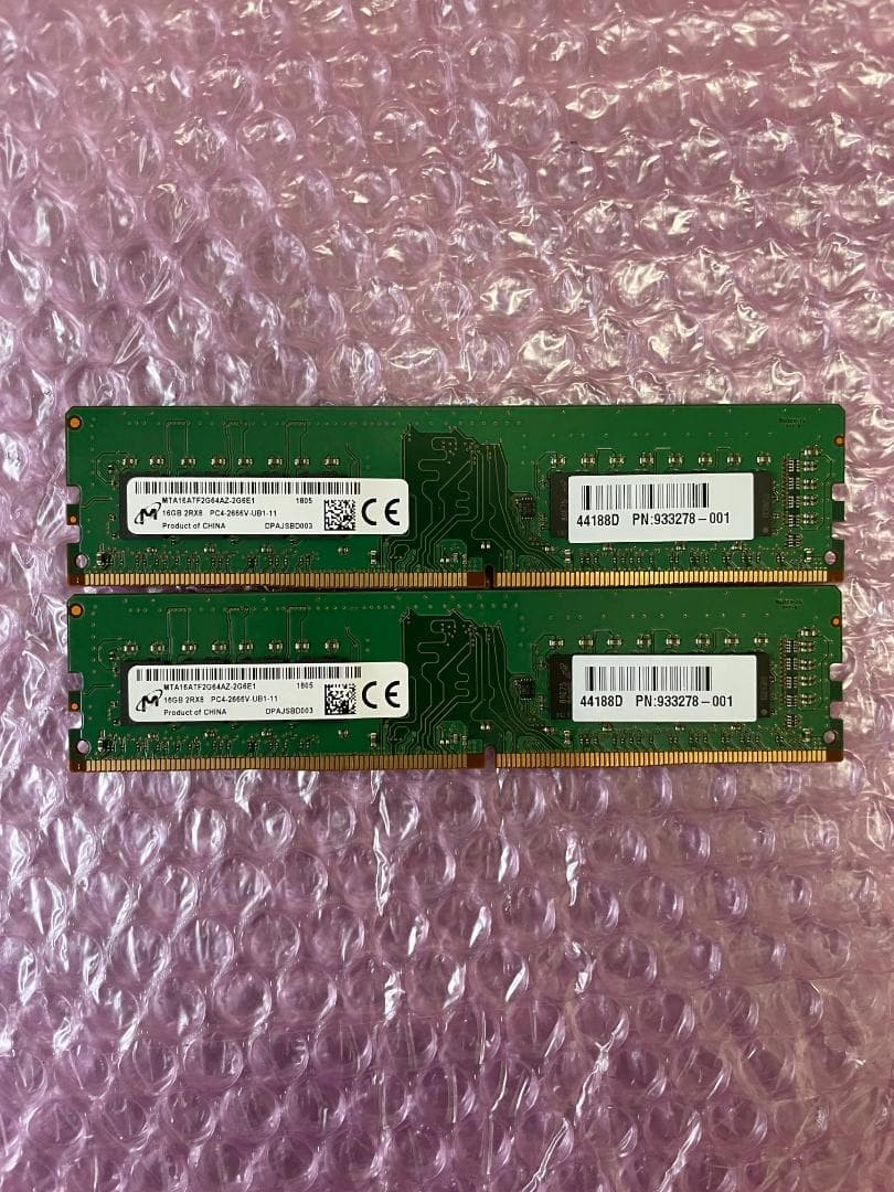 Micron 32GB (16GBx2) DDR4-2666 Desktop Memory RAM Tested