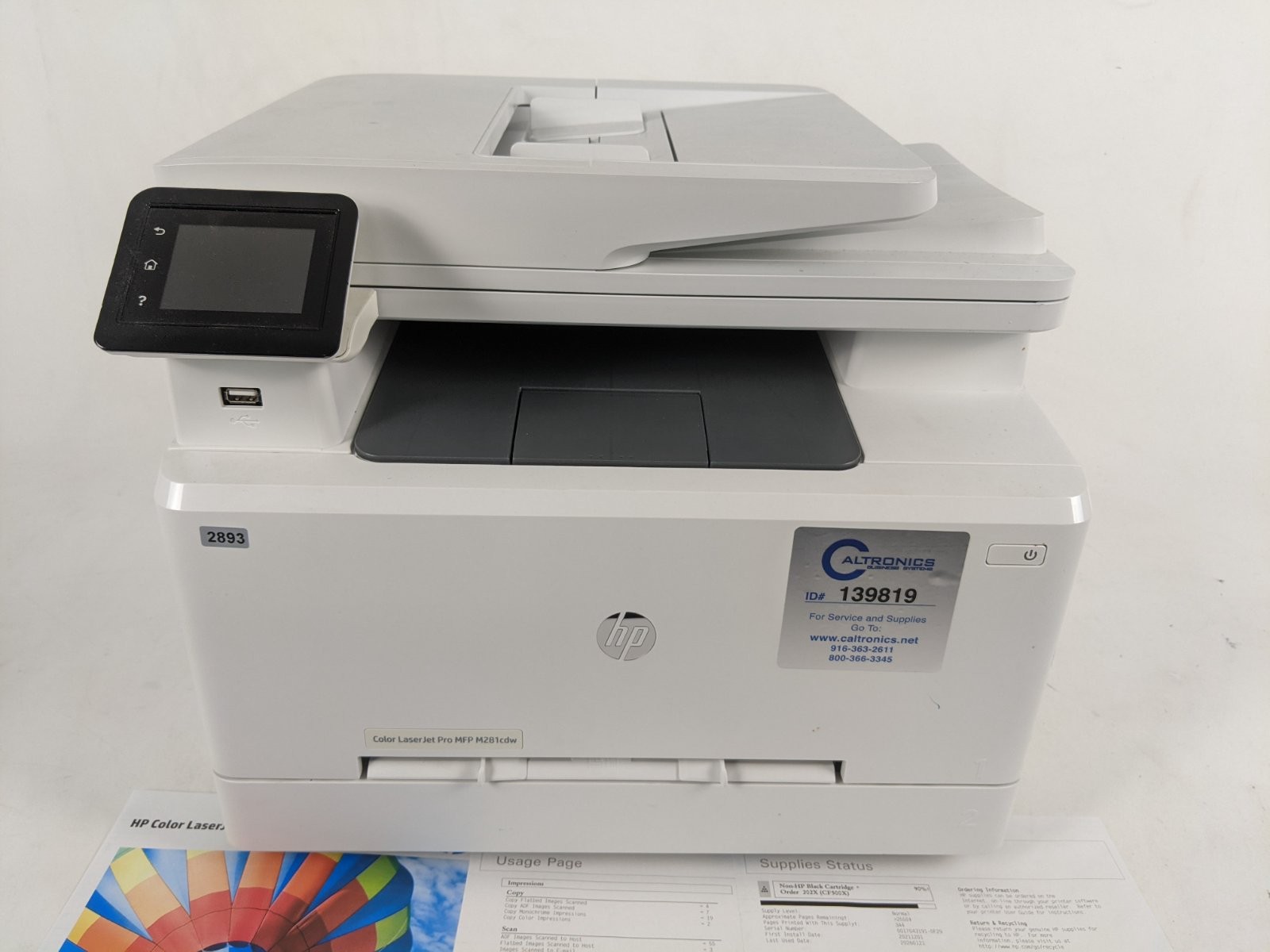 HP Color LaserJet Pro MFP M281cdw All-in-One Wireless Color Printer