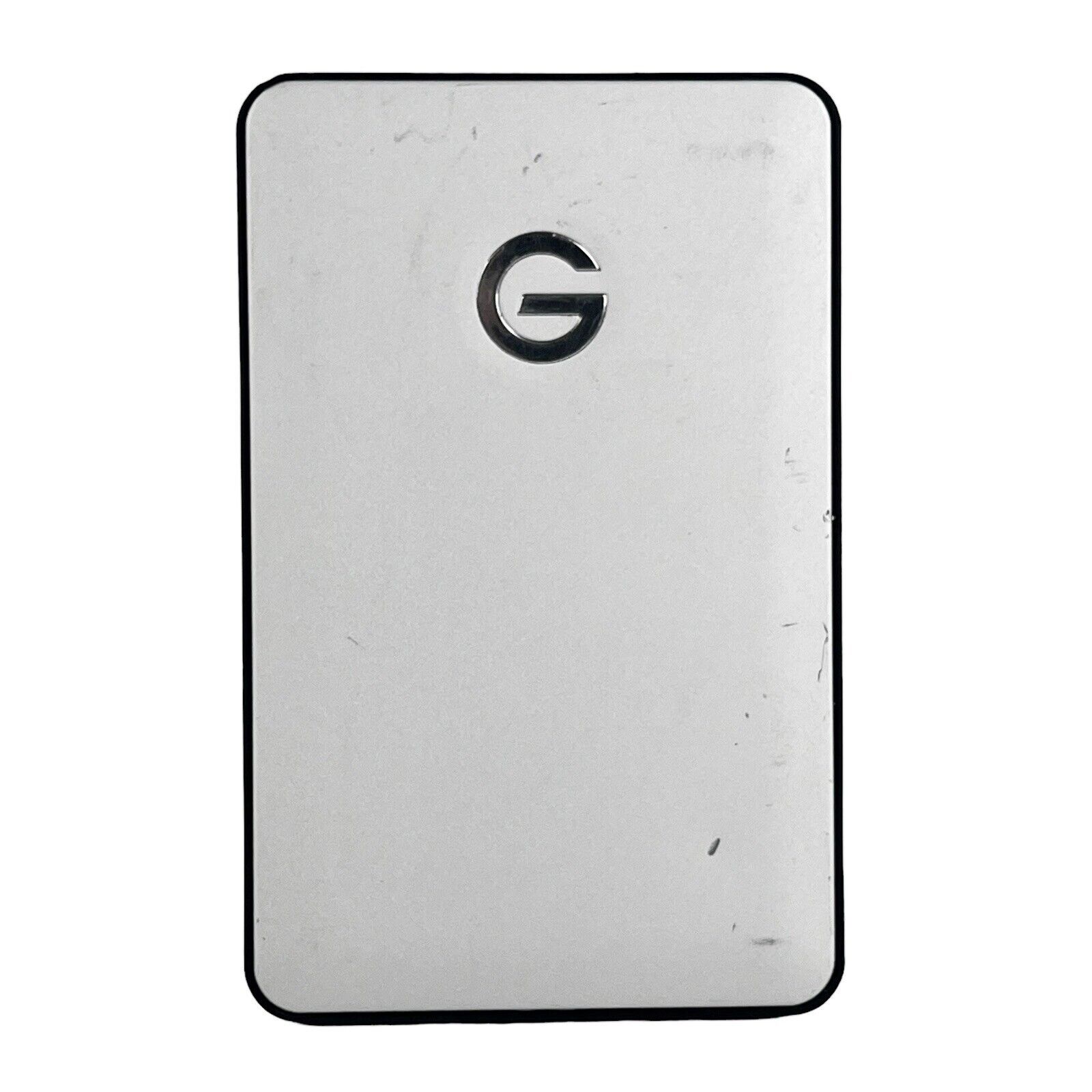 G-Technology 0G01995 G-Drive Slim Silver USB 500GB Portable External Hard Drive