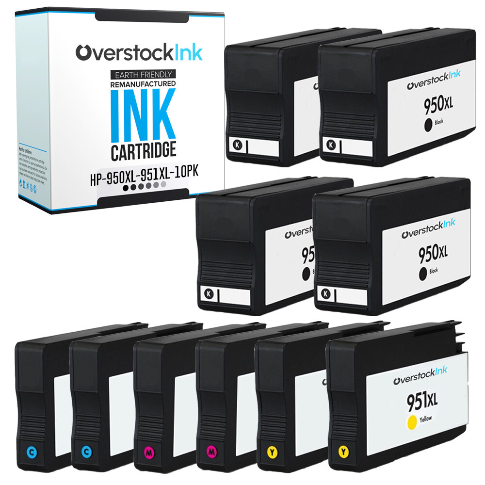 10PK Compatible OSI Ink 950XL 951XL Combo Pack Ink for HP OfficeJet 251dw 276dw 