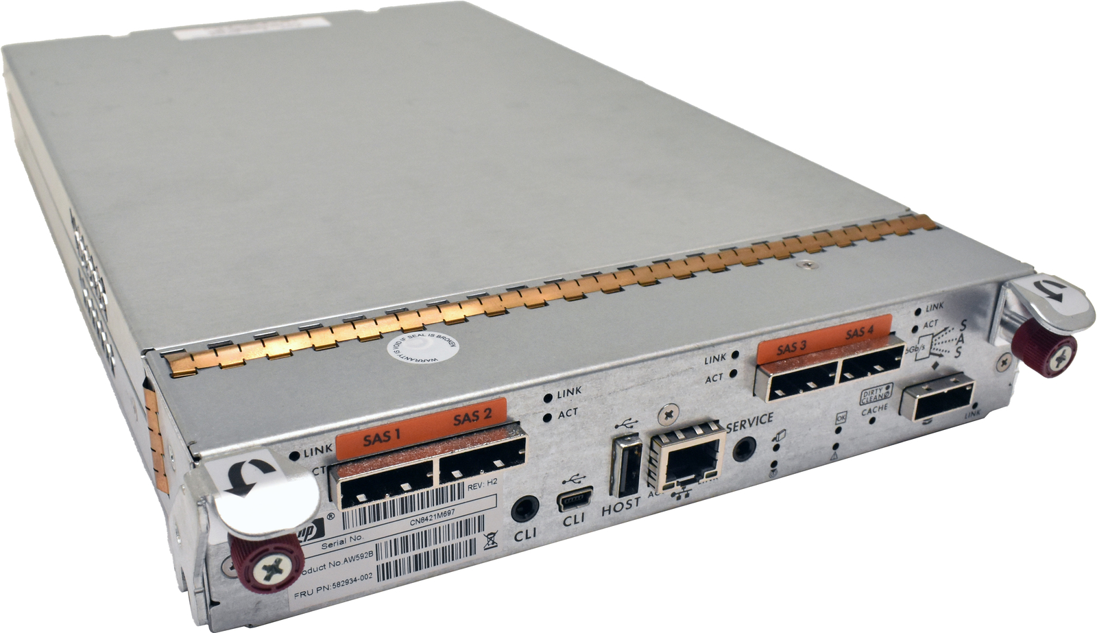 HP StorageWorks AW592A P2000 G3 MSA Controller 582934-002